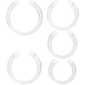 Mancage Genomskinlig Reservring-Set 5 st - Klar