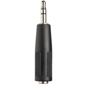 E-stim 2,5 mm uttag till 3,5 mm pluggadapter - Svart