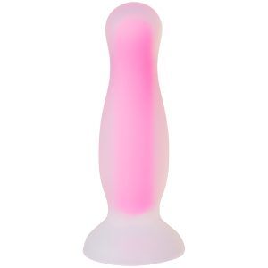 baseks Glow In The Dark Liten Analdildo - Ljusrosa
