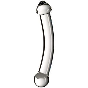 Sinful Glas Dubbeldildo 21 cm - Klar