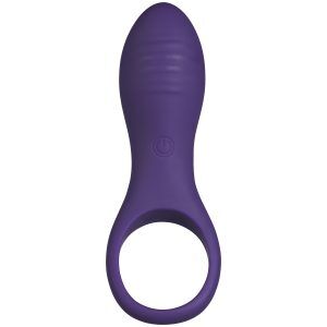 Sinful Passion Purple Uppladdningsbar Vibrerande Love Ring - Lila