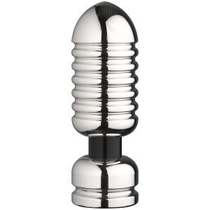 E-stim Large Deviant Elektrisk Analplugg - Silver