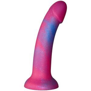 baseks Red Galaxy Silikondildo 18 cm - Röd