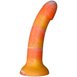 baseks Orange Sunset Silikondildo 18 cm - Orange