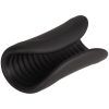 MR.MEMBR Ribbed Silikon Stroker - Svart