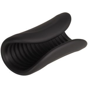 MR.MEMBR Ribbed Silikon Stroker - Svart