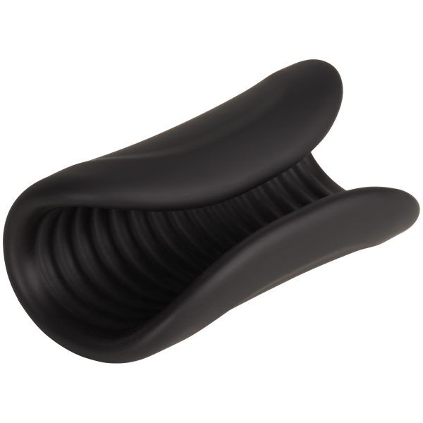 MR.MEMBR Ribbed Silikon Stroker - Svart