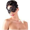 Cottelli Asymmetrical Spetsmask - Svart - One Size