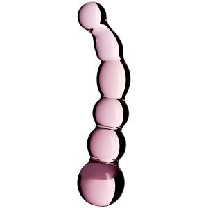 Sinful Rose Groove Glasdildo 17,5 cm - Rosa