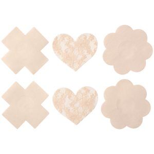 baseks Nipple Cover Stickers 3 st par - Nude