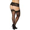 26961 nortie mint hold up stockings med slojfe detalje plus size 01 model q100 1