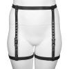 obaie Konstläder Suspender - Svart
