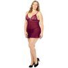 NORTIE Basil Bordeaux Babydoll Set Plus-Size - Bordeaux - Plus size