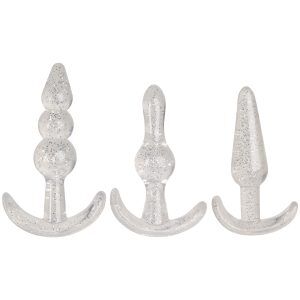 baseks Glitter Booty Beginners Analplugg Set - Klar