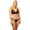 NORTIE Bay Leaf Svart BH och Stringtrosa Set - Svart - One Size