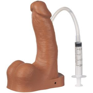 Tantus Pop n’ Play Squirting Packer - Ljusbrun