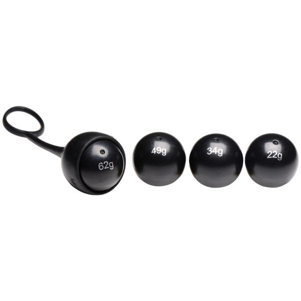 Master Series Cock Dangler Penis Strap med Vikter - Svart