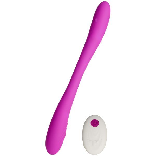Inmi Double Team Fjärrkontrollerad Dubbeldildo - Lila