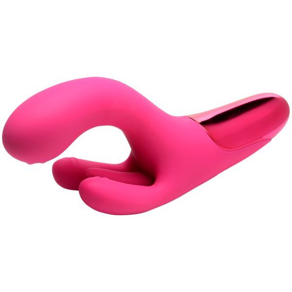 Bang! Pink Triple Rabbitvibrator - Ljusrosa