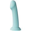 Dillio Platinum Big Hero Teal Dildo med Sugkopp 17,2 cm - Grön
