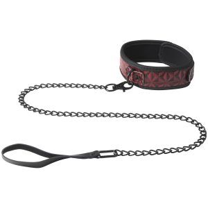 Master Series Crimson Tied Halsband med Koppel - Blandade färger