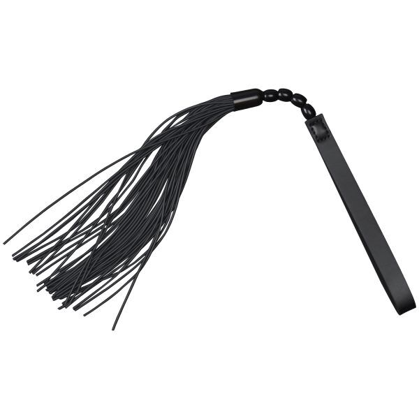 Sex & Mischief Konstläder Noir Whip Flogger 45,5 cm - Svart