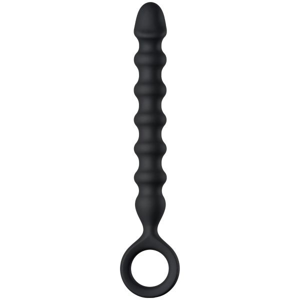 obaie Solid Beaded Analstimulator - Svart
