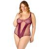 27659 nortie forest acid bordeaux body plus size 00208 model q100 1
