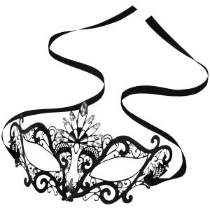 Steamy Shades Bling Bling Orgy Spetsmask - Svart