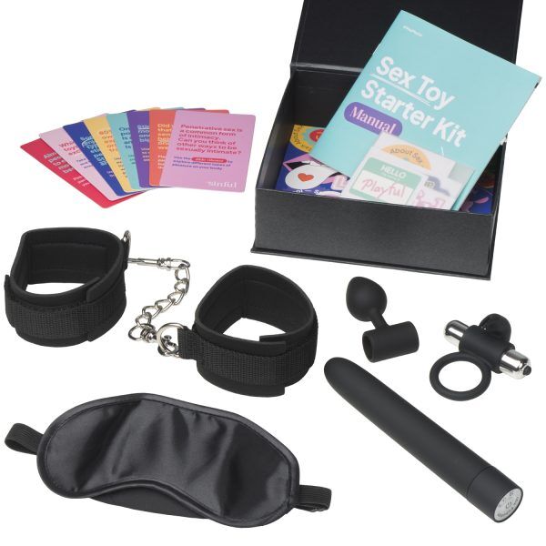 Sinful Sex Toy Starter Kit Box - Svart