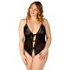 27768 nortie vilja lace crotchless body plus size 00074 model q100