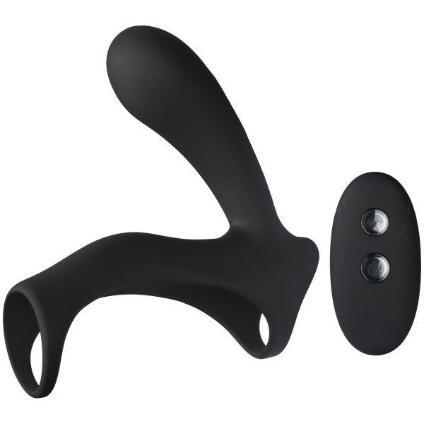 Sinful Dual Action Fjärrstyrd Love Ring - Svart