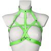 Ouch! Glow in the Dark Behå Harness - Grön - S/M