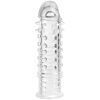 baseks Clear Stimulerande Penis Extender Sleeve - Klar