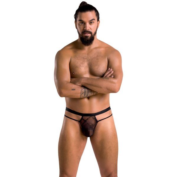 Passion Collin Mesh Herrstring - Svart - S/M