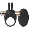 Sinful Gold Power Fjärrstyrd Bulletvibrator med Rabbitpenisring Sleeve - Svart