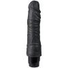 Willie City Luxe Black Realistisk Multispeed Dildovibrator 22,5 cm - Svart