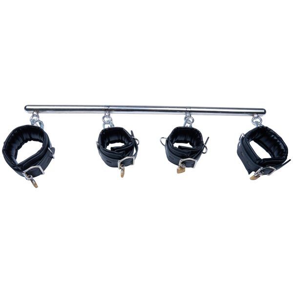 obaie Bärbar Spreader Bar med Manschetter - Silver