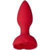 28127 baseks rose silicone rechargeable vibrating butt plug 01 product q100