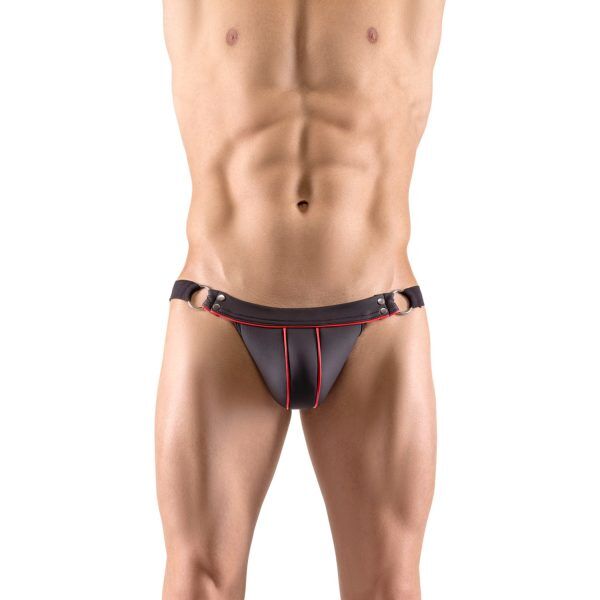 Svenjoyment Jockstrap i Neoprenliknande Material - Svart - L/XL