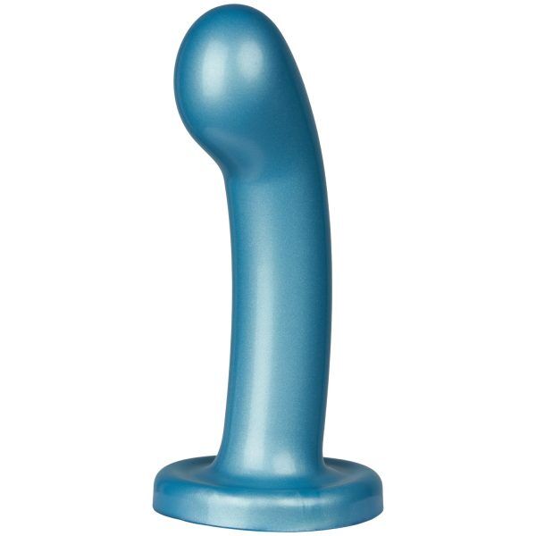 baseks Shiny Light Blue G-Punktsdildo 13,9 cm - Blå