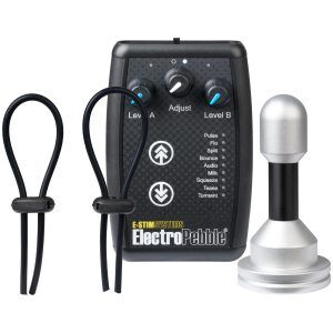 E-Stim ElectroPebble XPF Powerbox Set - Svart