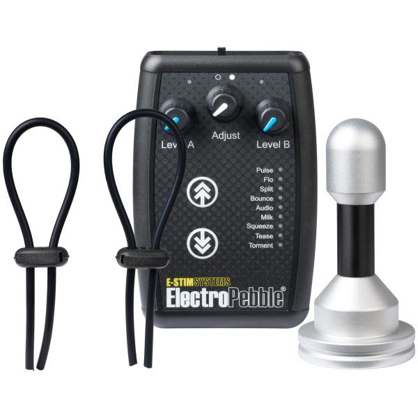 E-Stim ElectroPebble XPF Powerbox Set - Svart
