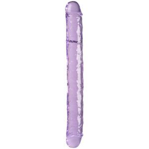 REALROCK Realistisk Dubbeldildo 34 cm - Lila