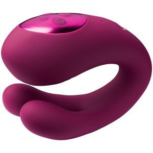 Vive Yoko Triple Action Vibrator med Clitoral Pulse Wave - Ljusrosa