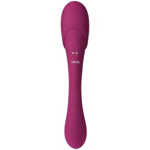 Vive Mirai Double Ended Puls- och Lufttrycksvibrator - Ljusrosa