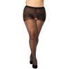 28915 nortie silverdust bundlose lurex strompebukser med prikker plus size 01 model q100