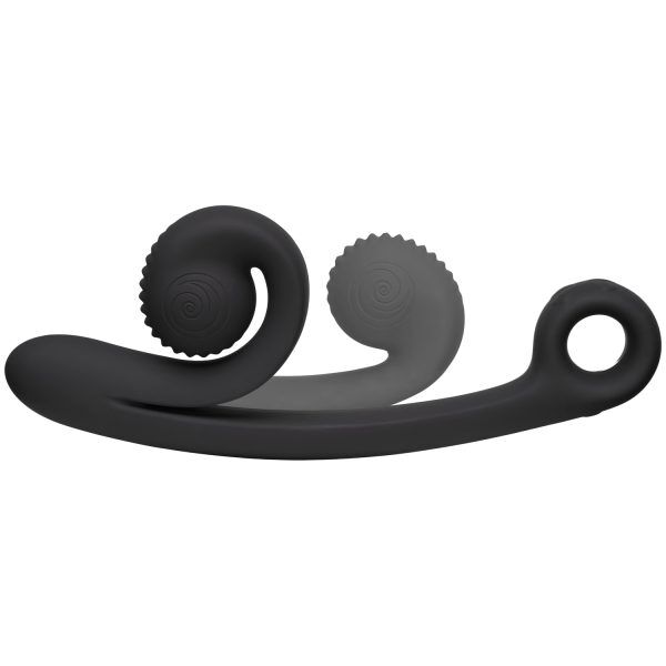 Snail Vibe Curve Uppladdningsbar Dual Stimulator - Svart