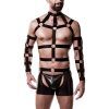 Grey Velvet Men Sele - Svart - S/M