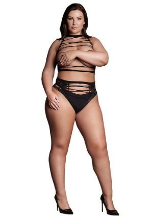 Helike Two piece with open cups Queensize